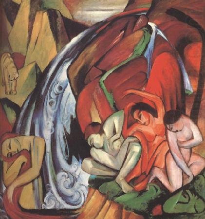 The Waterfall (mk34), Franz Marc